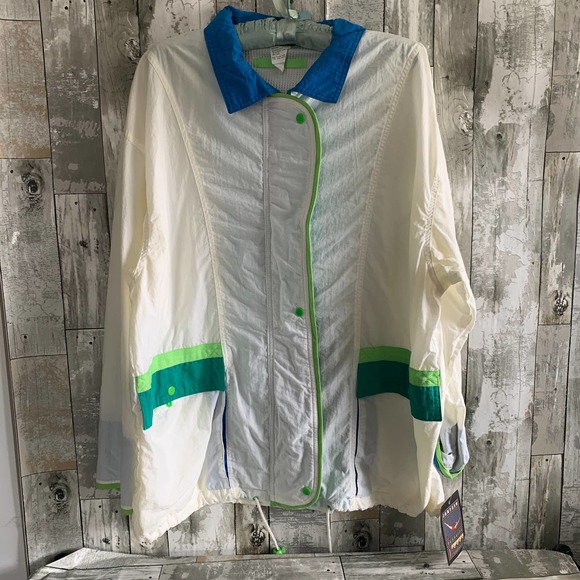 Jantzen Jackets & Blazers - Vintage Jantzen color block jacket L